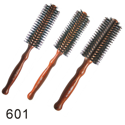 Custom Ionic Styling Blow Dry Wooden Round Hair Brushes Combs