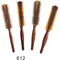 14s, 16s, 18s Natural Bristle + Nylon Wooden Creative Round Hair Brush