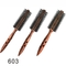 10s,12s,14s Wood Rolling Round Hair Brush with Bristle Mixing Nylon